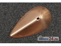 Чешуйки CR303 Щит грань, 17 х 9 мм., медь, 100 шт.
